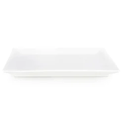 Karaca Carmen Trend Porcelain Dinner Plate, 24cmx20cm, White