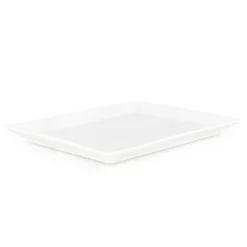 Karaca Carmen Trend Porcelain Dinner Plate, 24cmx20cm, White