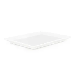 Karaca Carmen Trend Porcelain Side Plate, 19cmx16cm, White