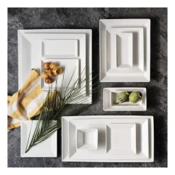 Karaca Carmen Trend Porcelain Side Plate, 22cm, White