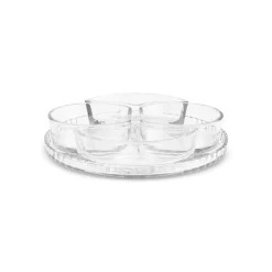 Karaca Carpi 5-Piece Serveware Set, Transparent