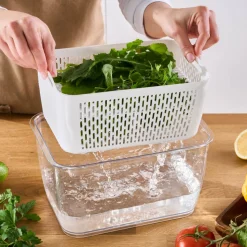 Karaca Citrus Vegetable / Fruit Storage Container, XL, White