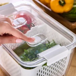 Karaca Citrus Vegetable / Fruit Storage Container, XL, White