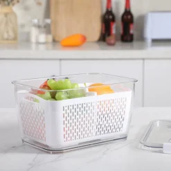 Karaca Citrus Vegetable / Fruit Storage Container, XL, White