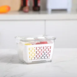 Karaca Citrus Vegetable / Fruit Storage Container, S, White