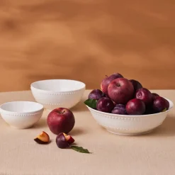 Karaca Cody New Generation Bone Serving Bowl, 23cm, White