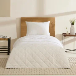 Karaca Cotton Duvet Cover, 135x200cm, Single, Offwhite