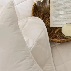 Karaca Cotton Duvet Cover, 135x200cm, Single, Offwhite