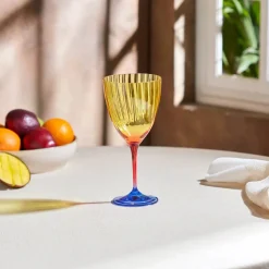 Karaca Dolce Wine Glass, 400ml, Yellow