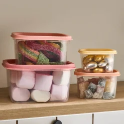 Karaca Dora Mini 4-Piece Storage Container Set, Multi