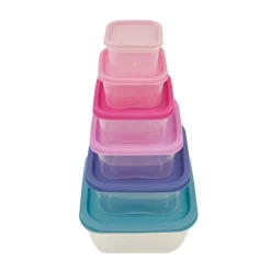 Karaca Dora Purple 6 Piece Storage Container Set, Multi