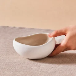 Karaca Earth Collection New Cupid Cereal/Soup Bowl, 15cm, Beige White