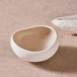 Karaca Earth Collection New Cupid Cereal/Soup Bowl, 15cm, Beige White