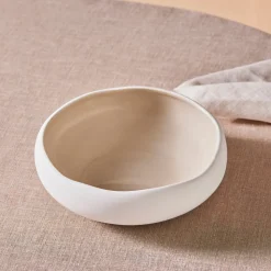 Karaca Earth Collection New Cupid Pasta Bowl, 21cm, Beige White
