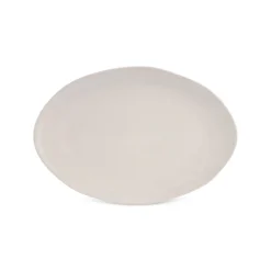 Karaca Earth Collection New Cupid Serving Platters, 30cm, Beige White