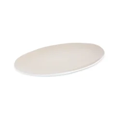 Karaca Earth Collection New Cupid Large Serving Platters, 36cm, Beige White