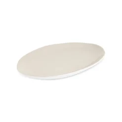 Karaca Earth Collection New Cupid Serving Platters, 24cm, Beige White