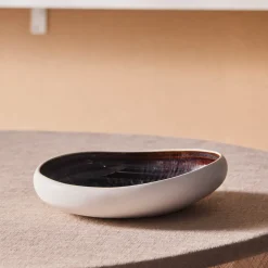 Karaca Earth Collection New Galactic Reactive Glaze Salad Bowl, 23cm, White