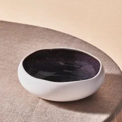 Karaca Earth Collection New Galactic Reactive Glaze Pasta Bowl, 21cm, White