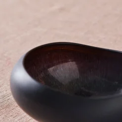 Karaca Earth Collection New Galactic Reactive Glaze Cereal/Soup Bowl, 15cm, Black
