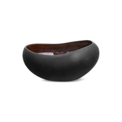 Karaca Earth Collection New Galactic Reactive Glaze Cereal/Soup Bowl, 15cm, Black