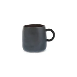 Karaca Earth Collection New Galactic Reactive Glaze Mug, 400ml, Black