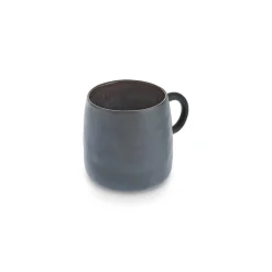 Karaca Earth Collection New Galactic Reactive Glaze Mug, 400ml, Black