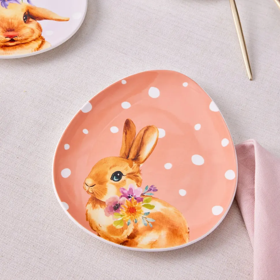 Karaca Easter 4-Piece Bone China Serveware Set for 4 People, Multi
