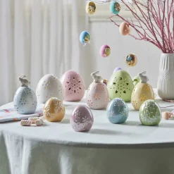 Karaca Easter Stoneware Decorative Trinket, 14cm, White