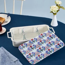 Karaca Ebru 8 Piece Breakfast Tableware Set, Multi