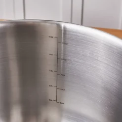Karaca Elite Stainless Steel Induction Stock Pot & Lid, 30cm, Silver
