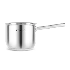 Karaca Elite Stainless Steel Induction Milk Pot, 14cm, 1,6L, Silver
