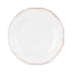 Karaca Elizabeth Ceramic Dinner Plate, 25cm, Ecru