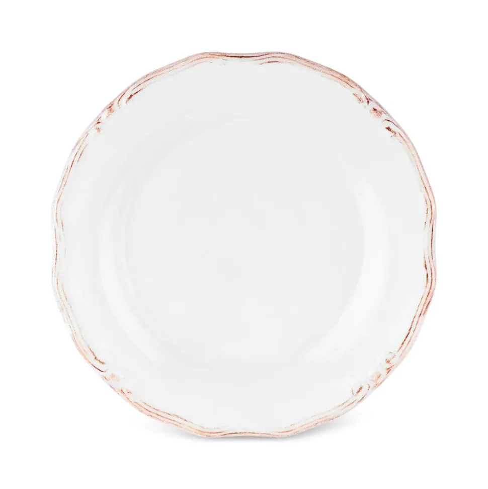 Karaca Elizabeth Ceramic Dinner Plate, 25cm, Ecru