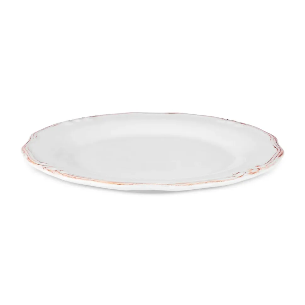 Karaca Elizabeth Ceramic Dinner Plate, 25cm, Ecru