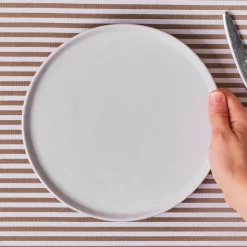 Karaca Epsilon Porcelain Dessert/Side Plate, 22cm, White