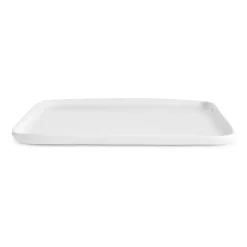 Karaca Epsilon Porcelain Square Dinner Plate, 26cm, White