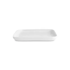 Karaca Epsilon Square Porcelain Dessert/Side Plate, 13cm, White