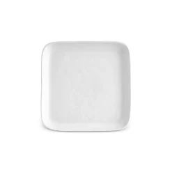 Karaca Epsilon Square Porcelain Dessert/Side Plate, 13cm, White