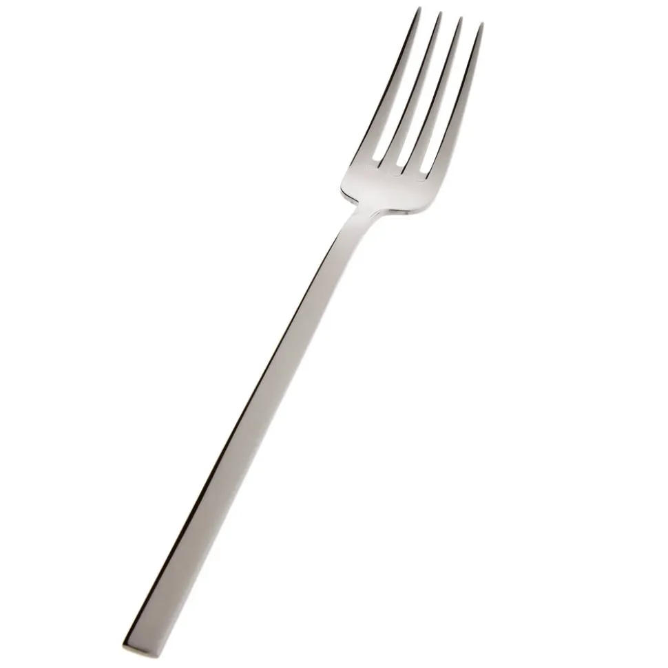 Karaca Flame Stainless Steel Dessert Fork, 18cm, Silver