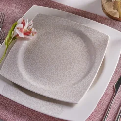 Karaca Flava 24-Piece Porcelain Dinner Set for 6 People, Multi