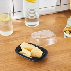 Karaca Girona 2-Piece Breakfast Storage Container, Navy Blue