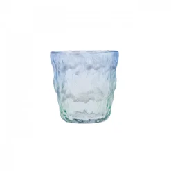 Karaca Glacier Glass Tumbler Glass, 287ml, Transparent Blue Green