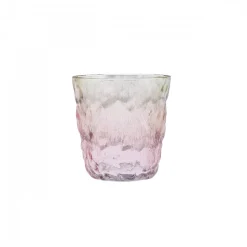 Karaca Glacier Glass Tumbler Glass, 287ml, Transparent Red Green