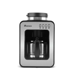 Karaca Grindmaestro Filter Coffee Maker with Built-in Grinder, 0,5L, 600W, Inox