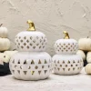 Karaca Halloween Led Light Trinket, 19cm, White Gold