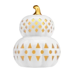 Karaca Halloween Led Light Trinket, 19cm, White Gold