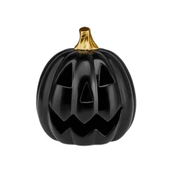 Karaca Halloween Led Light Trinket, 20cm, Black Gold