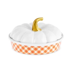 Karaca Halloween Mothers Hand Pumpkin Ceramic Serving Platter, 24cm, Multicolour