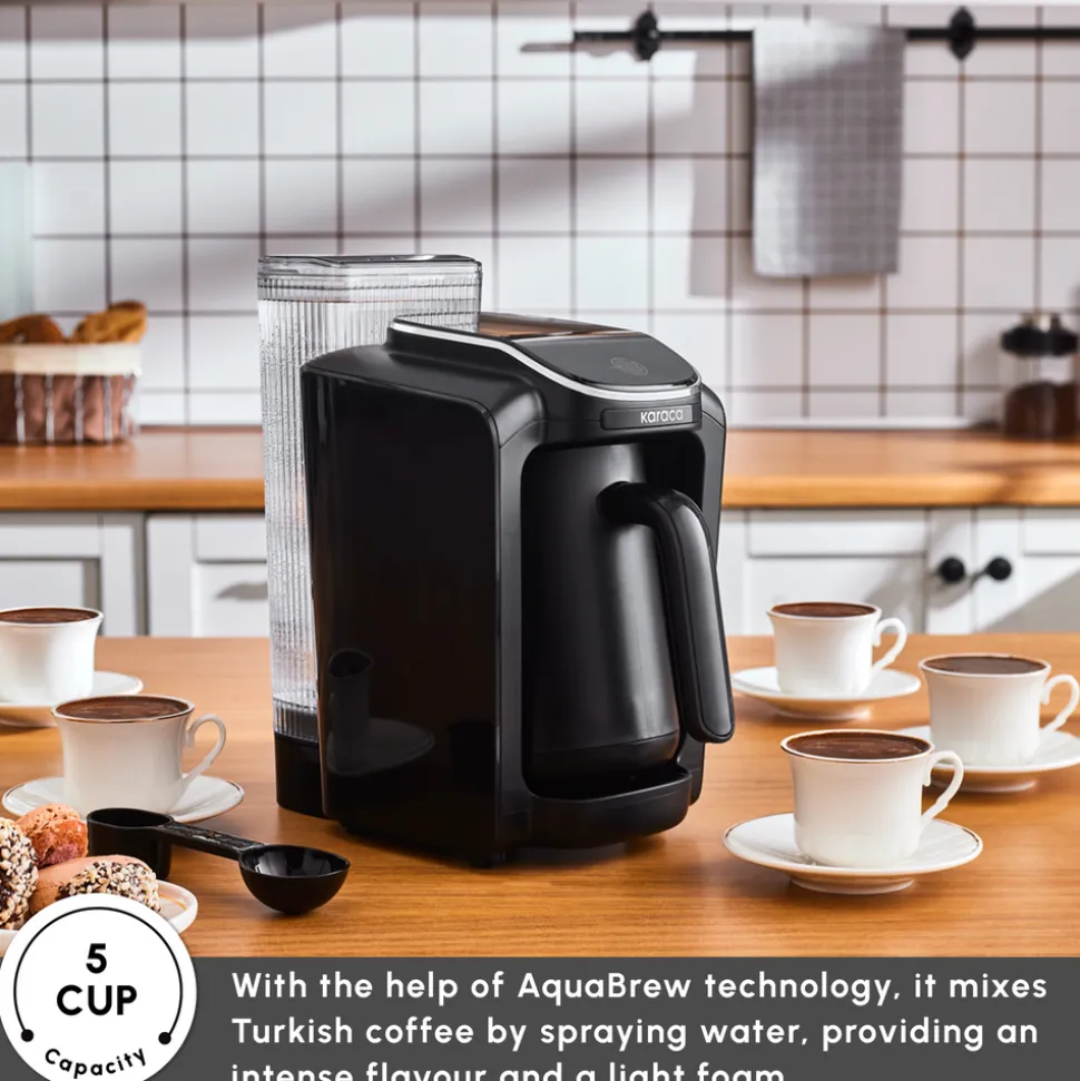 Karaca Hatır Aqua Turkish Coffee Maker, 735W, Black